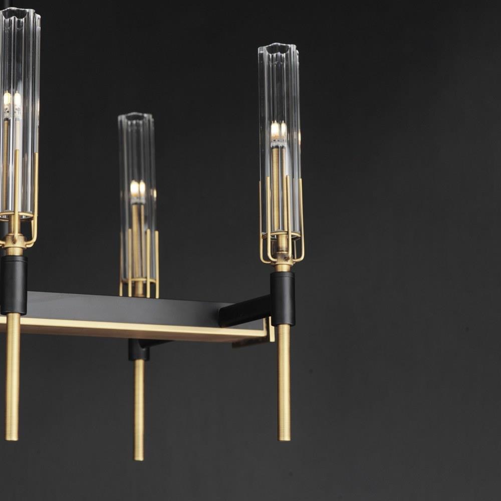 Flambeau 18W 10 LED Light Medium Linear Pendant by Maxim