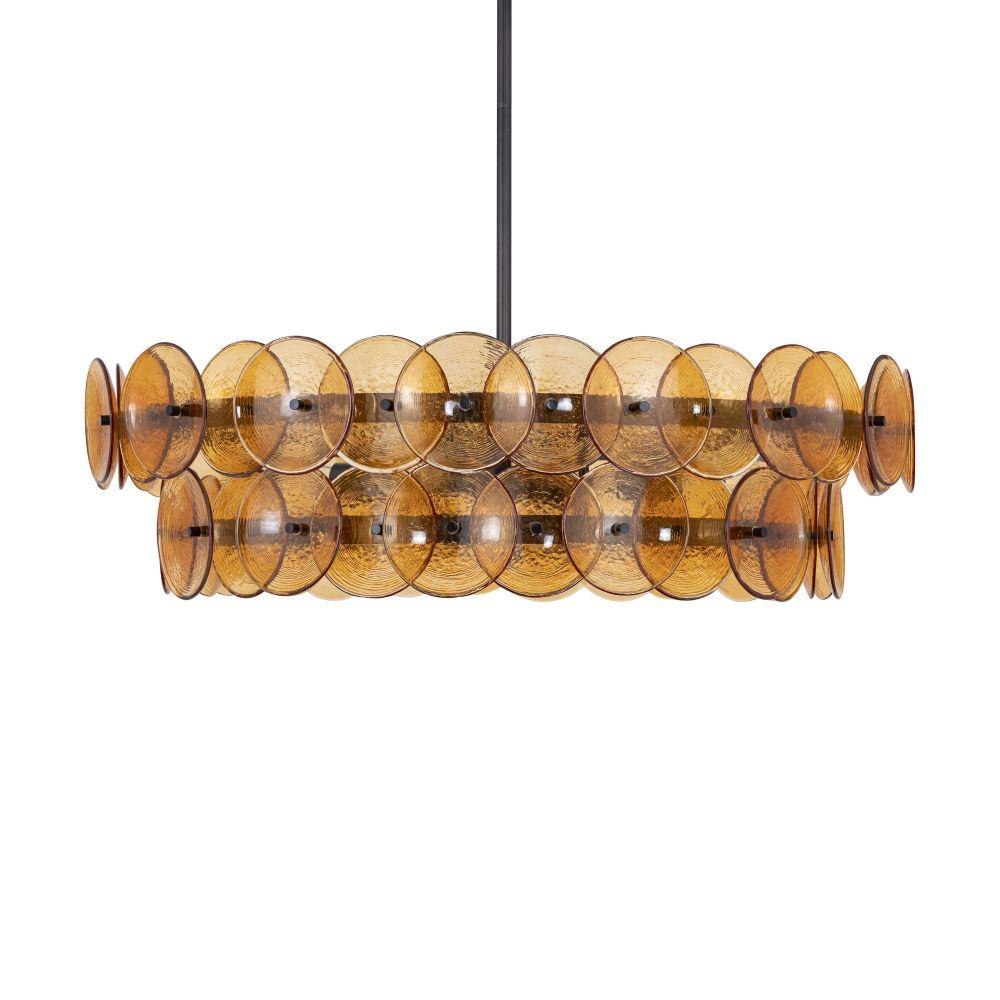 Amber Grass Chandelier 5灯 Loren 6 Light Large Chandelier by Maxim - 21823 - MaximLight