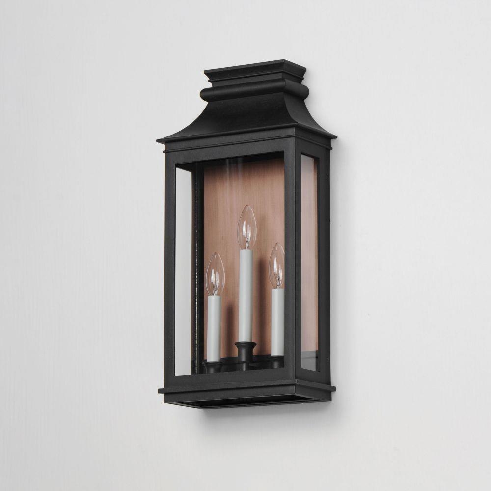 Savannah Vx 3 Light Outdoor Candle Style Wall Lantern by Maxim