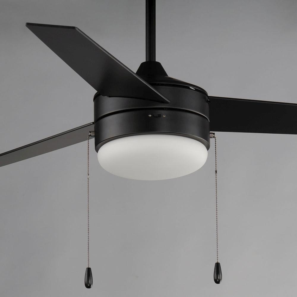 Trio 3 Blade Hugger Ceiling Fan 19 Inches Tall and 52 Inches Wide